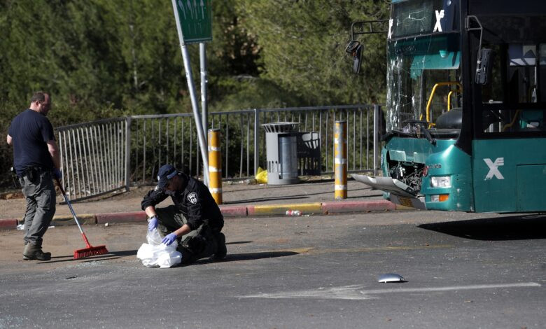 Jerusalem bus stop bombings, at least 12 injured