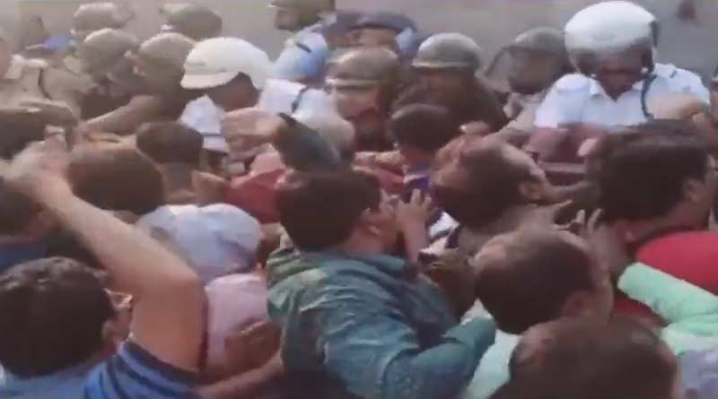 DA's demand, government workers clash with police