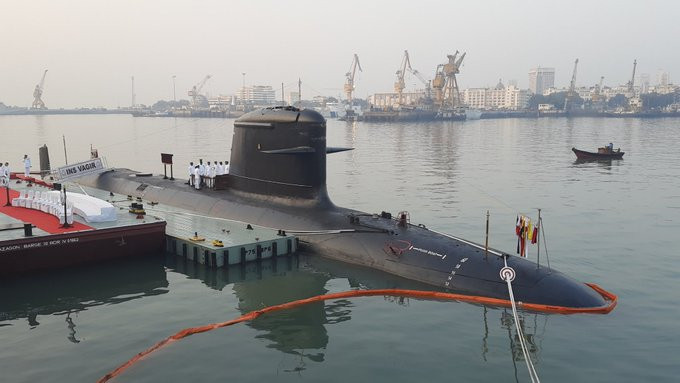 Vagir commissioned into the IndianNavy