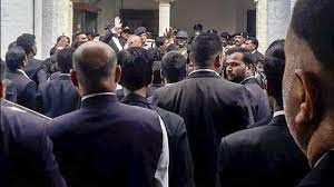 Lawyers of Madhya Pradesh Jabalpur started 3 days strike