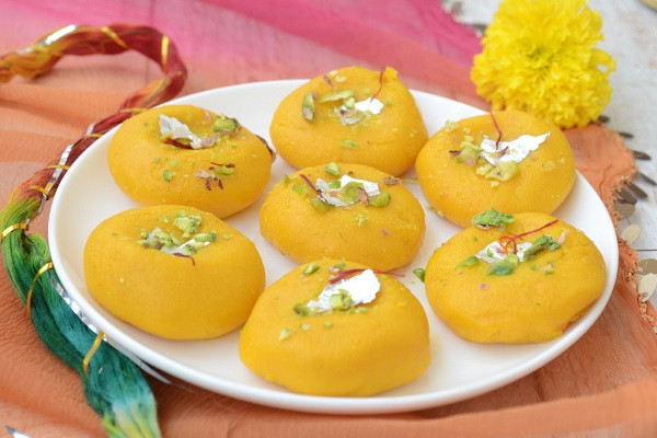 Ripe mango sandesh