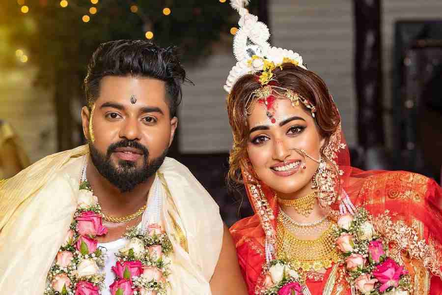 Wedding picture of bengali actress Sudipta Banerjee