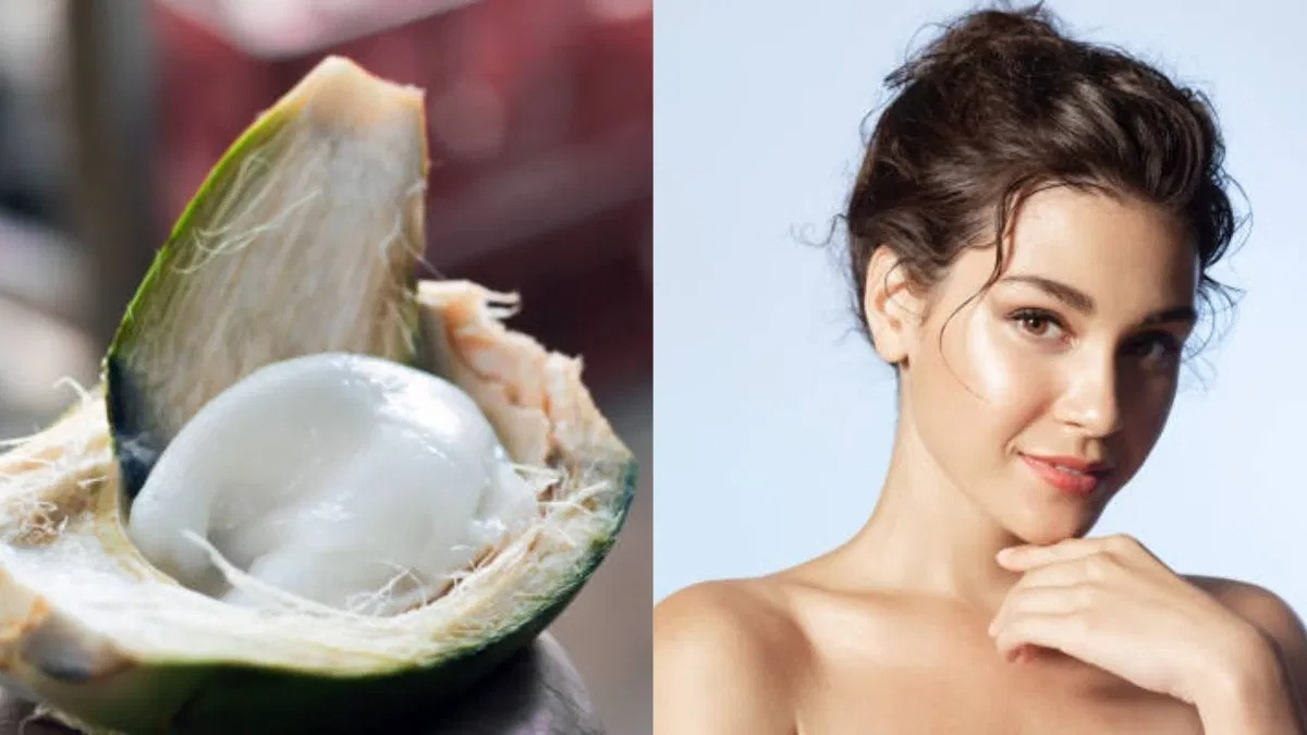 Use coconut extract for skin care in summer