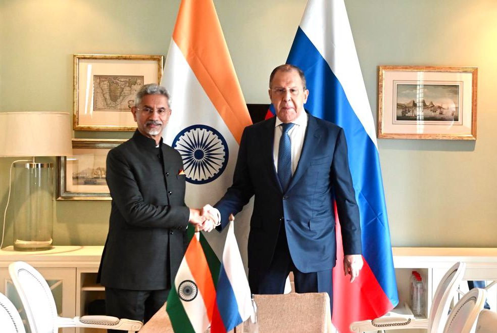 Foreign Minister of India Dr S Jaishankar met Russian Foreign Minister Sergey Lavrov