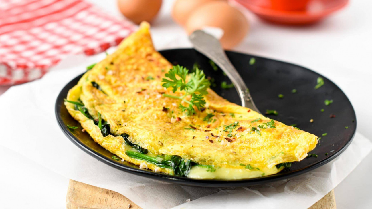 Spinach Omelette