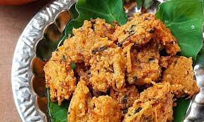 Lentil Pakora with Gourd Peel