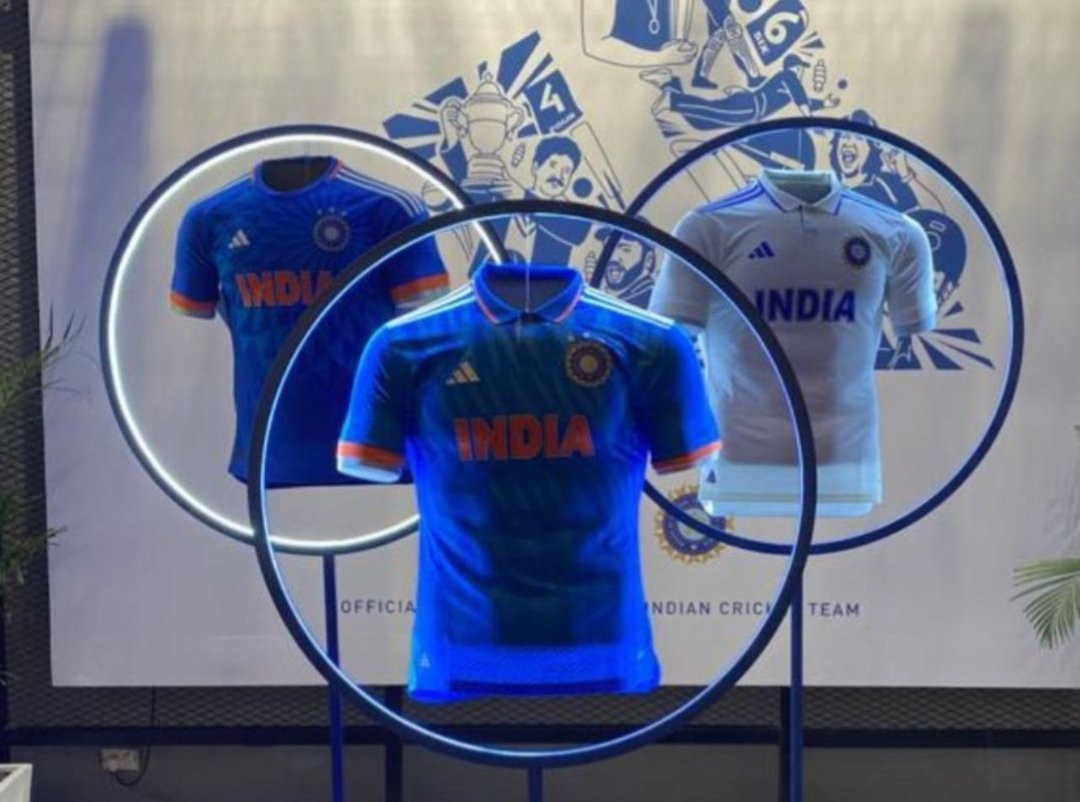 Adidas  released Team India's jersey  (Collected)
