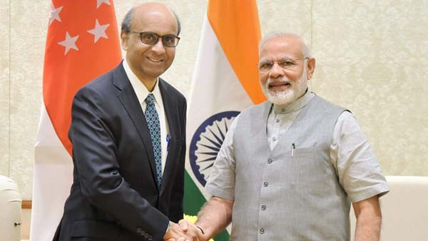 PM Congratulate Mugaratnam  for being Singapur's President