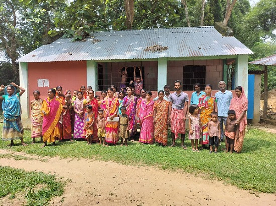 Residents locked the Anganwadi center on allegations of corruption