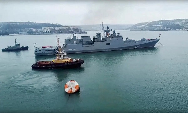 Ukraine attacked the Russian fleet in the Black Sea
