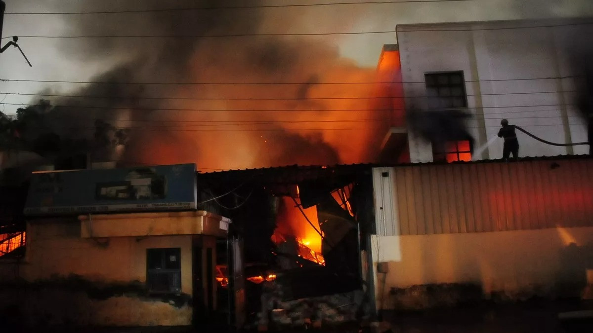 fire broke out in   Ghaziabad  (Symbolic Picture)