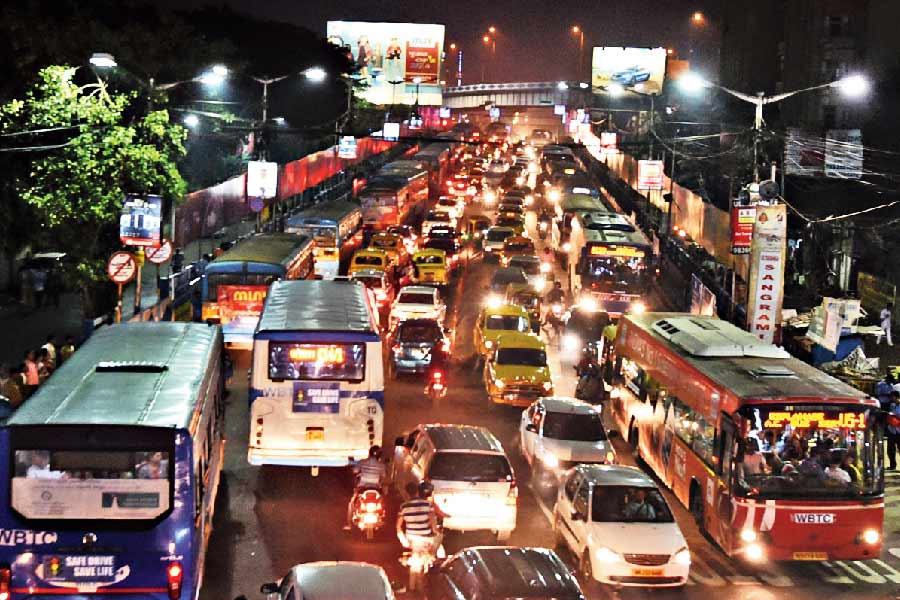 Traffic on VIP Road  (Symbolic Picture)