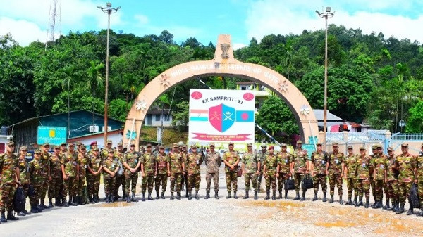 India-Bangladesh Annual Joint Military Exercise 'Sampreeti XI' Begins in Meghalaya