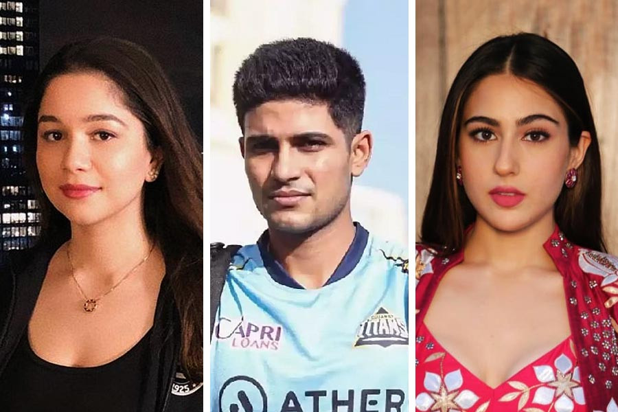 Shubman Gill, SaraTendulkar , Sara Ali Khan (File picture)