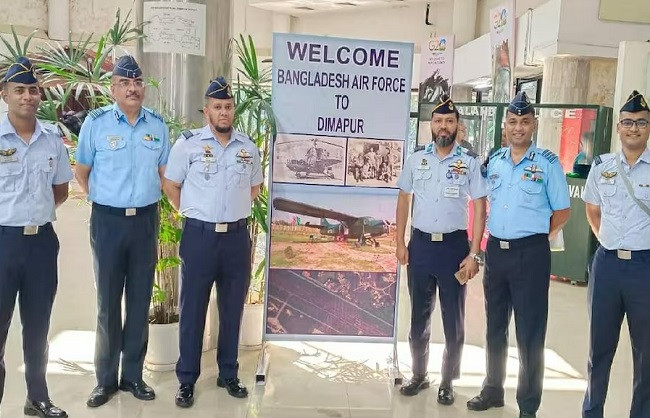 Bangladesh Air Force visits Nagaland