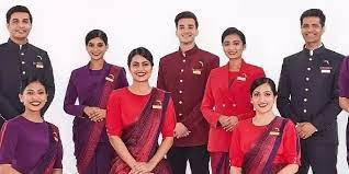 Merging Indian culture and modernity, Air India staff in outfits designed by Manish Malhotra