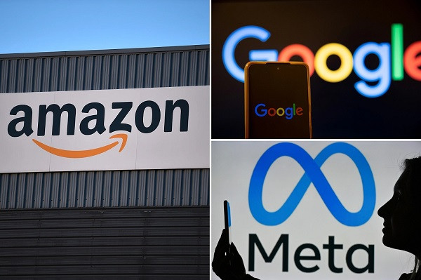 Amazon Meta & Google