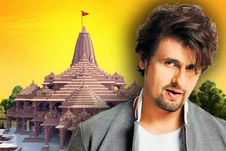 Sonu Nigam at Ram Mandir (Collected)