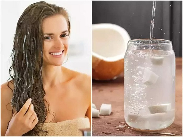 Coconut water can be used for hair care