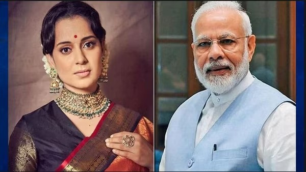 Kangana Ranaut & Modi (File Picture)