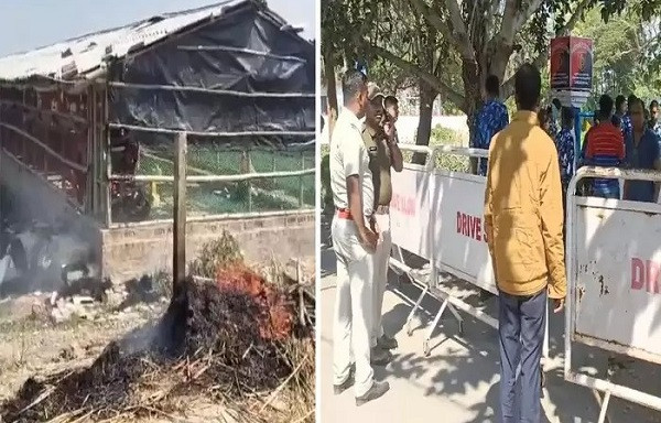 Again fiery question! Villagers burnt Trinamool leader's farm