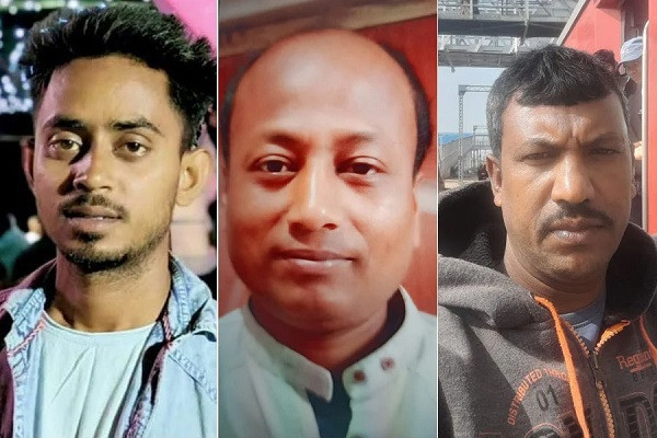 Piyush Halder, Shankar Wahid and Manoranjan Samaddar (File Picture)