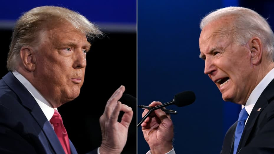 Donald Trump and Joe Biden