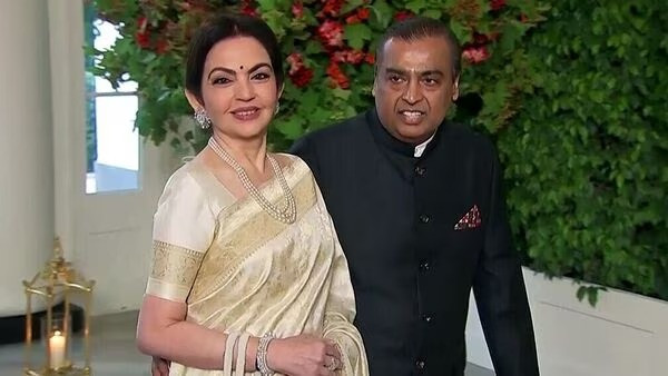 India's richest man Mukesh Ambani and his wife Nita Ambani