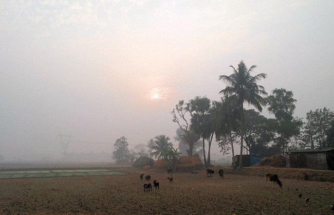Najehal Tilottma in sweaty heat, rising mercury everywhere in South Bengal