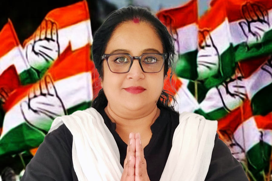 Congress candidate Urvashi Bhattacharya