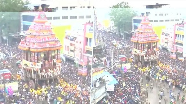 Devotees throng Madurai for Chithirai festival