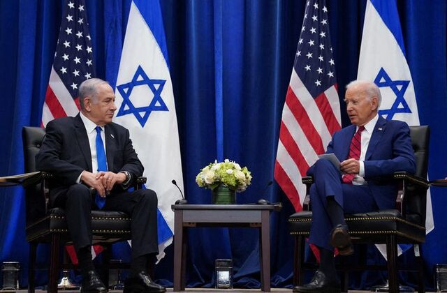 Joe Biden and Benjamin Netanyahu