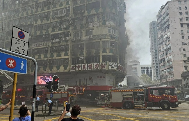 5 dead, at least 10 injured in devastating fire in Hong Kong