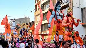 Preparations for the Ram Navami procession have begun in Uttar Dum Dum