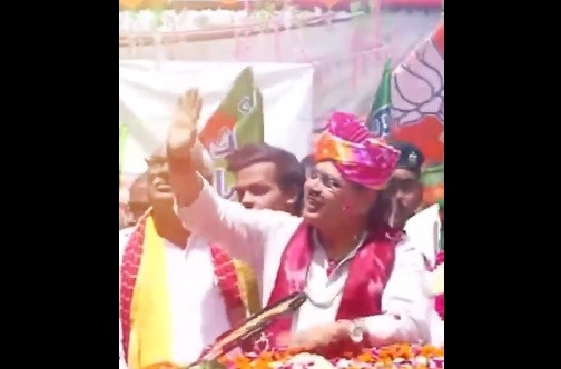 Bhajanlal sharma road show (File Picture)