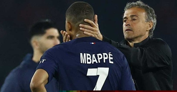 Mbappe leaving PSG will have no negative impact, according to coach Luis Enrique