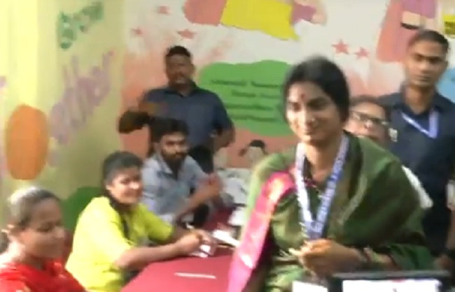 Madhveela is the BJP candidate from Hyderabad