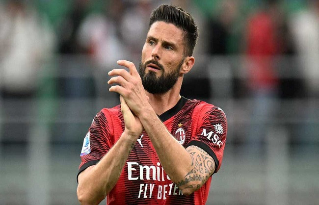 Giroud is leaving Milan and going to Messi's league, but he did not say which club