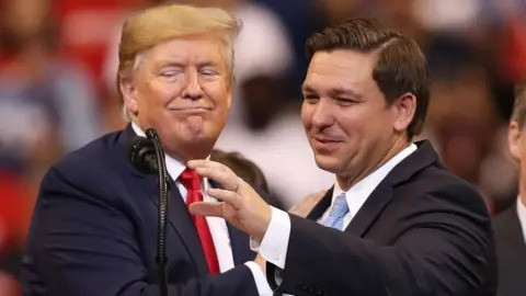 Trump distanced himself from former rival DeSantis