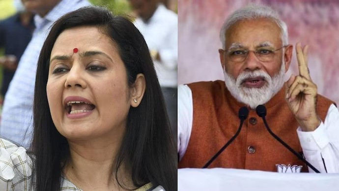 PM Narendra Modi And Mahua Maitra
