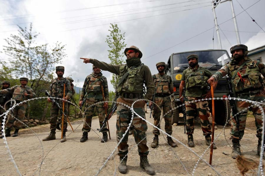 Army activity in Kashmir valley