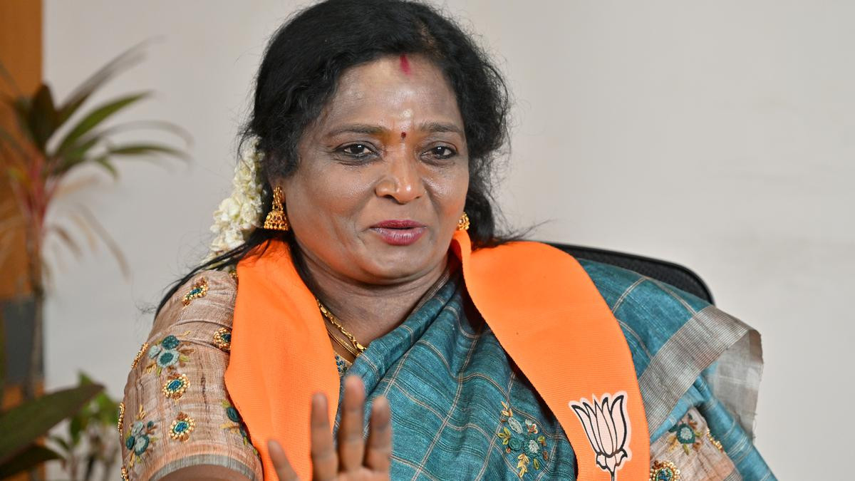 BJP candidate Tamilisai Soundararajan