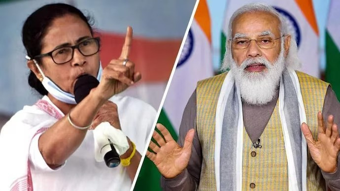 Mamata Banerjee and Narendra Modi.