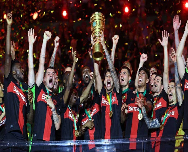 Leverkusen's 'double' to win the German Cup