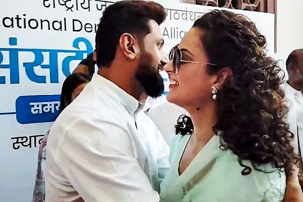 Chirag Paswan & Kangana Ranaut (File Picture)