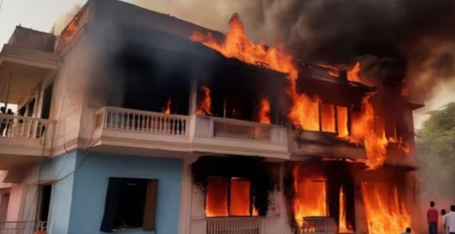 House fire in Madhya Pradesh's Gwalior