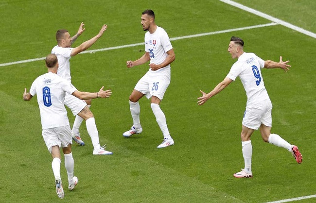 Slovakia scored a memorable win against Belgium