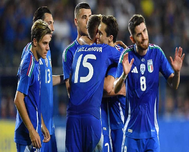 Italy somehow won the last warm-up match