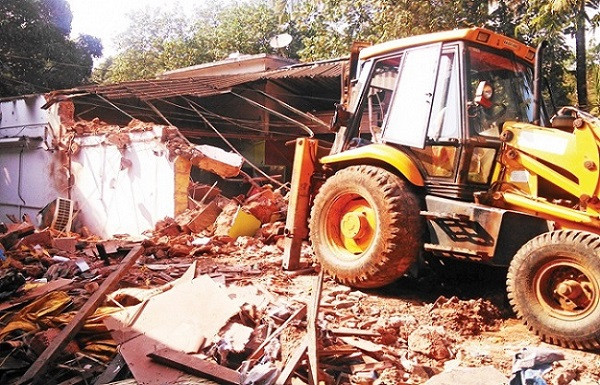Pune municipality demolished illegal construction of night club