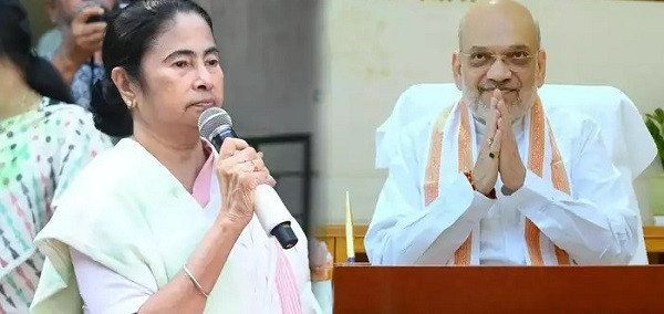 Mamata Banerjee & Amit Shah (File Picture)